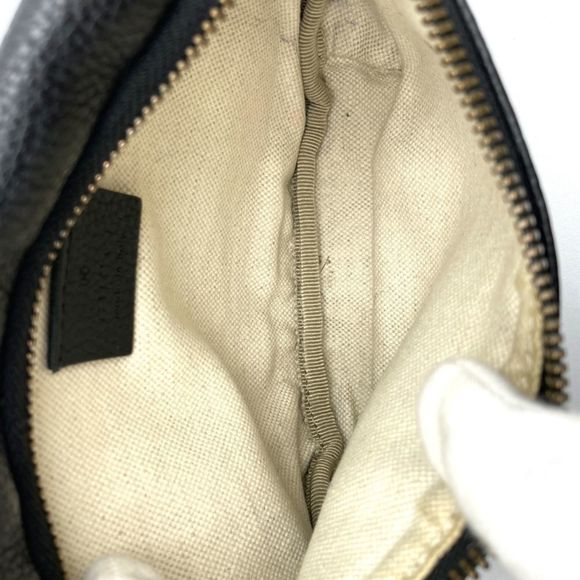 GUCCI Black Leather Fanny Pack - Picture 6 of 8